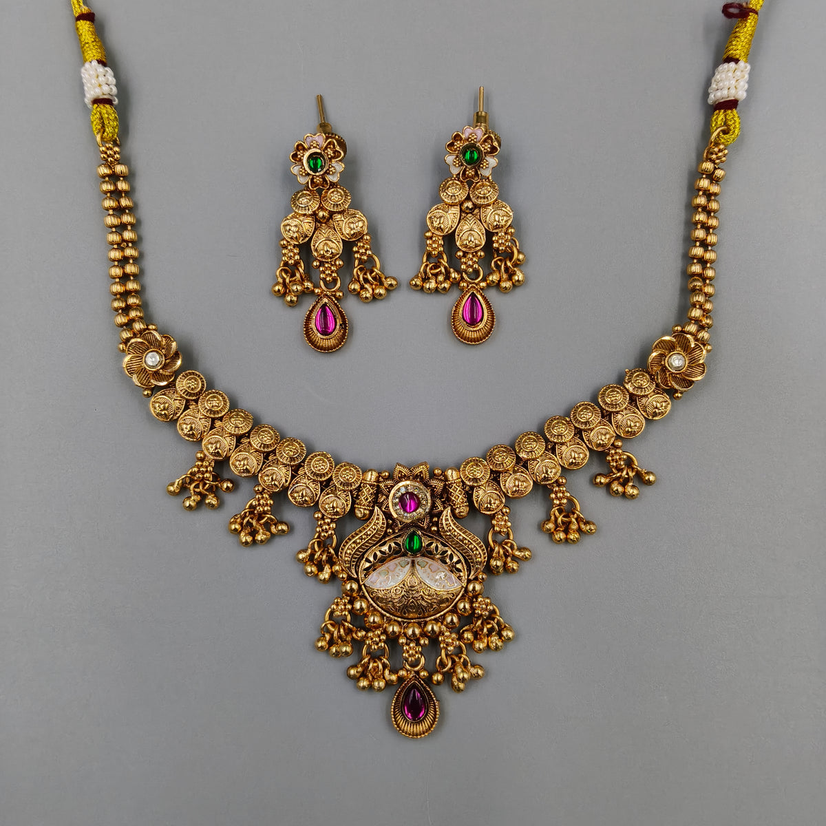 Antique Gold Necklace Set